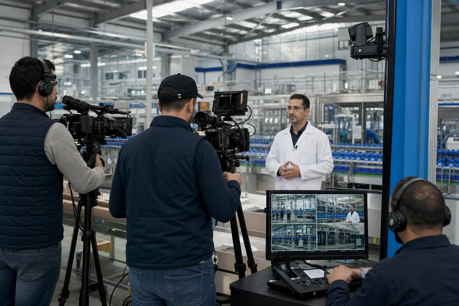 Vidéographie industrielle professionnelle en Algérie avec caméras Broadcast et PTZ